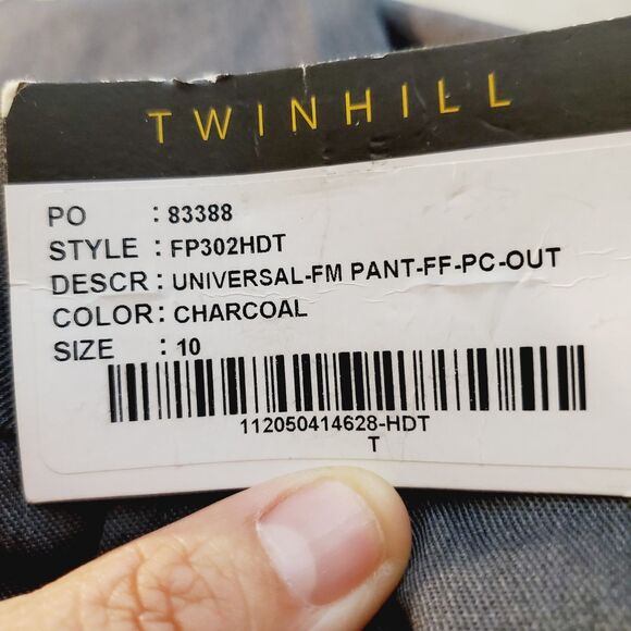 Twinhill Charcoal Reflective Universal Pants Size 10 Tall - Picture 6 of 9